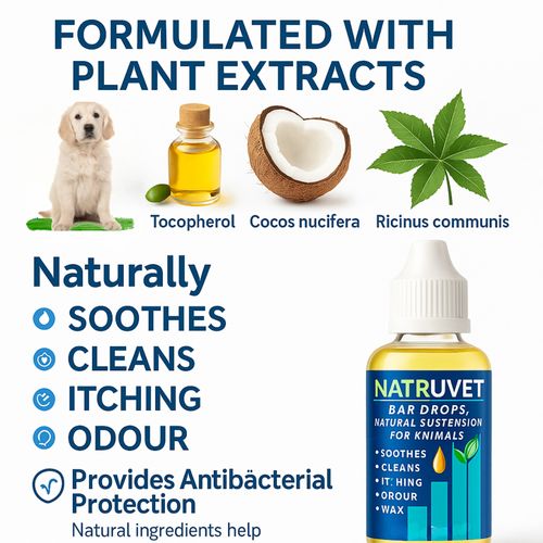 Dog Ear drops MAX STRENGTH Drops for Itching Mites Wax Odours cat — image 6