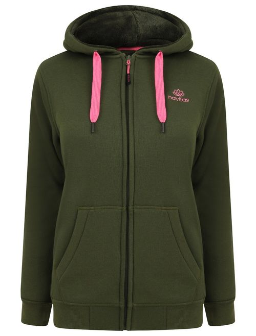 Navitas Womens Sherpa Fleece Zip Hoody - All Sizes - Carp Fishing Clothing — image 1