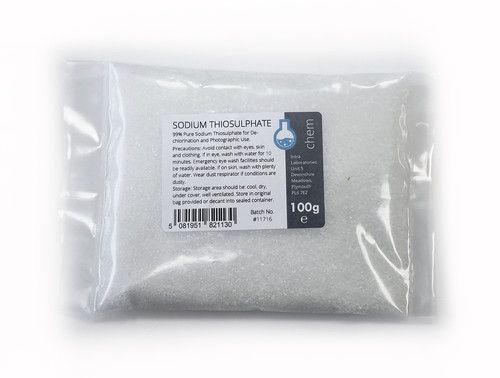 Sodium Thiosulphate - Various sizes - 99% Pure Crystals Aquarium Dechlorinator