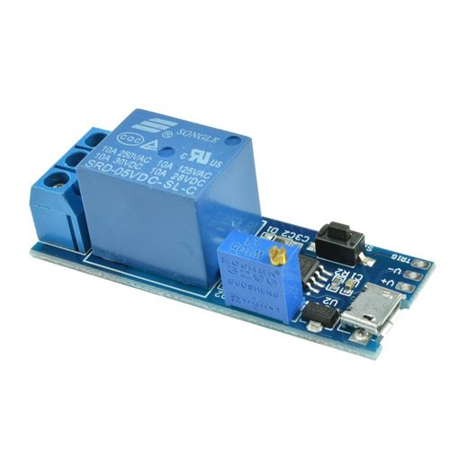 5V-30V Micro USB Power Delay Relay Timer Control Trigger Delay Switch Module — image 5