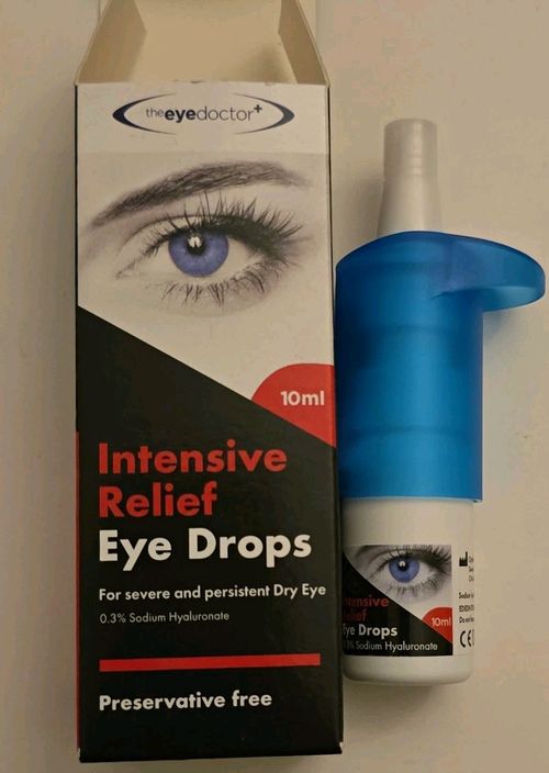 theeyedoctor+ Intensive Relief Dry Eye Drops Preservative Free 10ml Lot S25398M — image 4