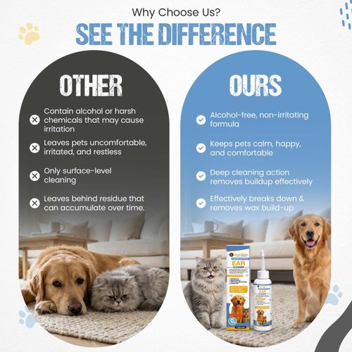 Ani-Safe Dog and Cat Ear Drops, 120ml, Cleanser, Aloe Vera wax blocked ears UK — image 3