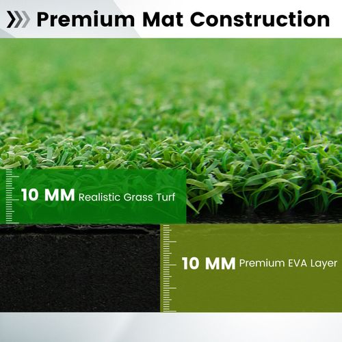 Golf Hitting Mat Artificial Turf Mat Indoor Outdoor Golf Practice Grass Mat — image 4