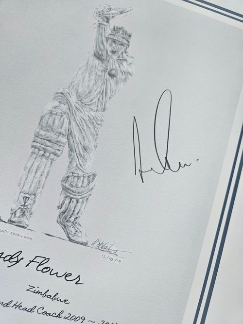 Andy Flower Signed Print — image 2