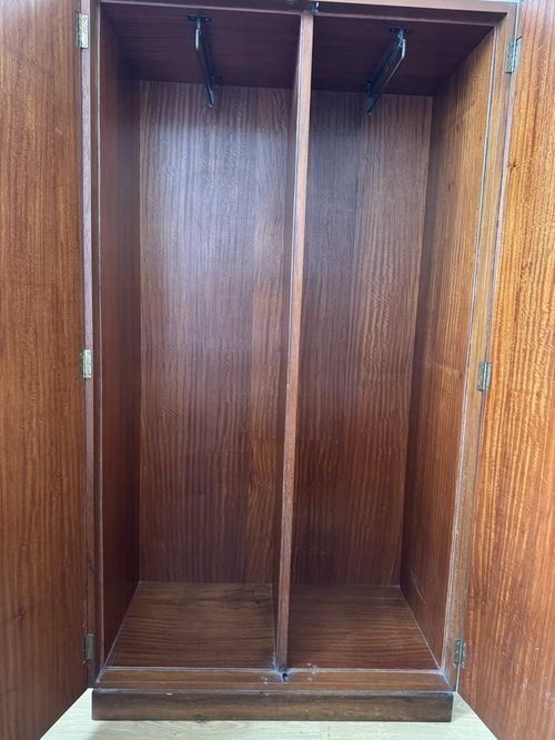 Original 1930s Art Deco Wardrobe In Excellent Condition — image 4