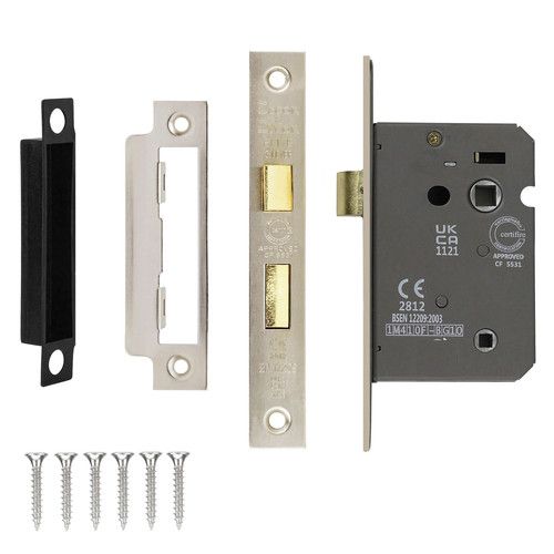 Bathroom Mortice Lock 76mm or 64mm  - Fire Rated Bathroom Lock - Decoranddecor