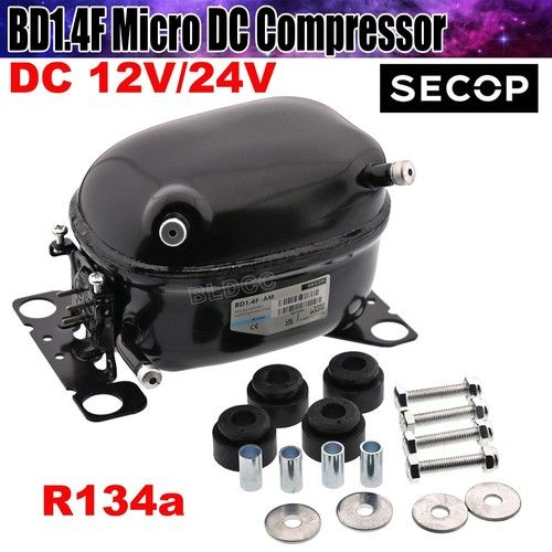SECOP BD1.4F Micro Refrigeration Compressor R134a for Auto Car Truck Mini Fridge