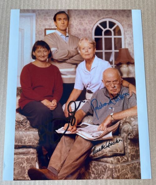 One Foot in the Grave SIGNED Photo - Cast Multi-Signed Photo - RARE - Fantastic