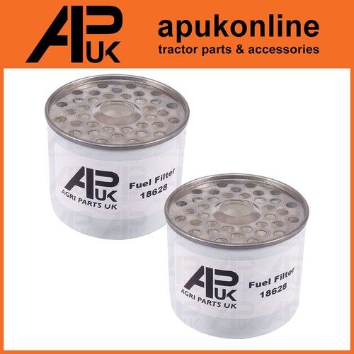 2x Fuel Filter Element for Massey Ferguson 35 65 135 148 165 168 245 265 Tractor