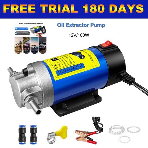 12V Electric Car Diesel Engine Oil Change Transfer Extractor Suction Syphon Pump