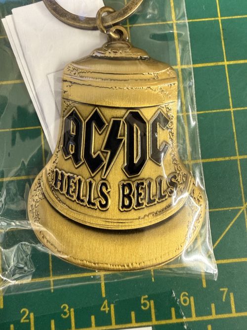 AC/DC Hells Bells Very High Quality Metal Key Chain Officially Licensed — image 2