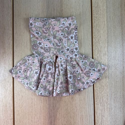 Baby Essentials Floral Bell Bottom Leggings Pink Sage Green Ruffle Pants 3M — image 1