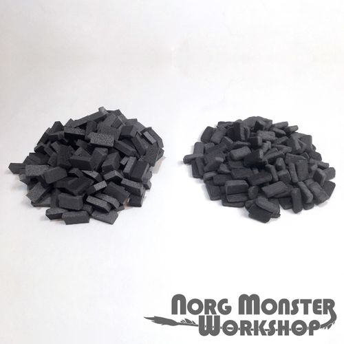 1000 Small XPS Foam Bricks for Model-Making, Wargaming, Diorama Terrain building — image 2