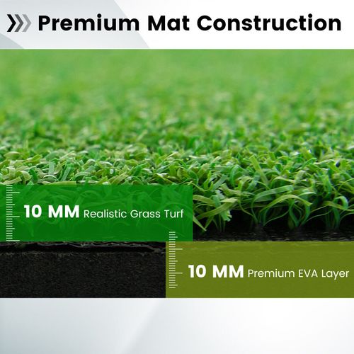 Golf Hitting Mat Artificial Turf Mat Indoor Outdoor Golf Practice Grass Mat — image 6
