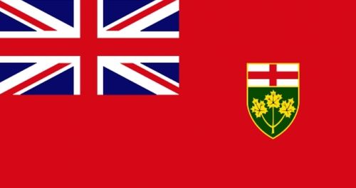 ONTARIO 5 X 3 FEET FLAG polyester flags Toronto Canada Canadian Ontarian — image 2