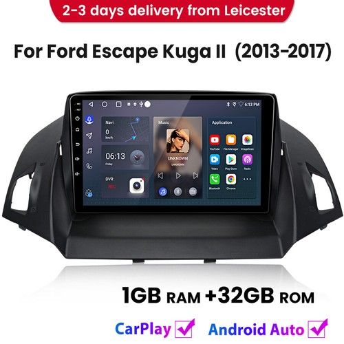 For Ford Escape Kuga II 2013-2017 Android 13 Carplay GPS SAT NAV Car Radio DAB+