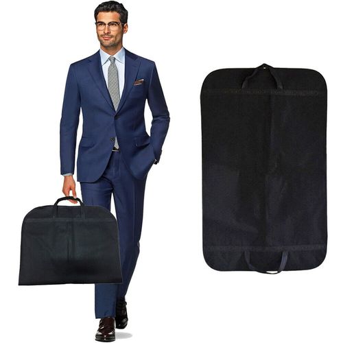 2 Travel Garment Carrier Bag Suit Coat Clothes Dress Cover Protector Storage Bag — image 13