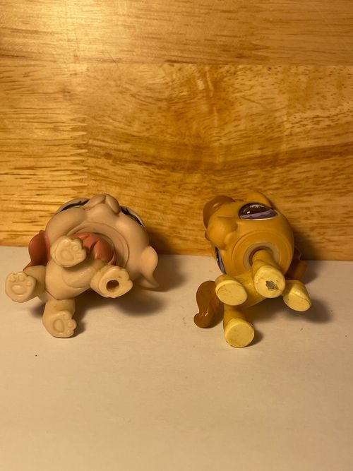 Authentic LPS Pair #1040 St Bernard Dog & #684 Pony Horse Snowflake Eyes Hasbro — image 2