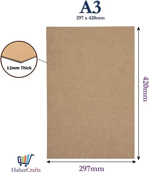 A3 MDF Drawing Board Sketching Smooth Surface Artist 12mm Thick (297mm x 420mm) — image 1