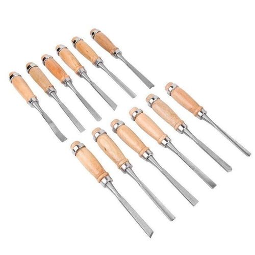12Pcs Wood Carving Hand Chisel Set Woodworking Professional Lathe Gouges Tools — image 9