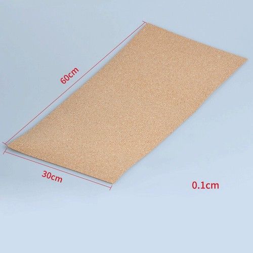 Cork Sheet Roll High Density Landscape Mats Model Railway 300mm Width 1mm Thick