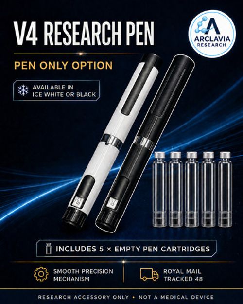 5 x Cartridges & Latest Model V4 Research Pen Body