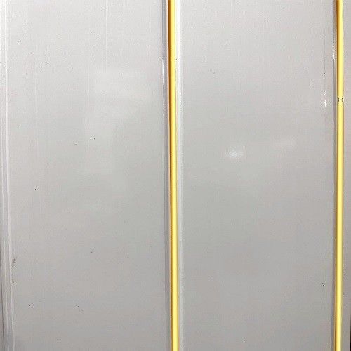 4 x White Gloss Gold Strip Ceiling Panels 8mm x 2.7m x 250mm Easy To install