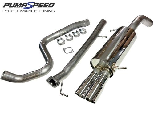 Pumaspeed Vulcan V2 Cat Back Exhaust Fiesta ST180 1.6 EcoBoost - Polished Tips — image 1