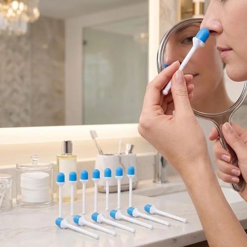 10Pcs Disposable Nose Wax Sticks Applicator Nostril Ear Hair Removal Spatula UK — image 4