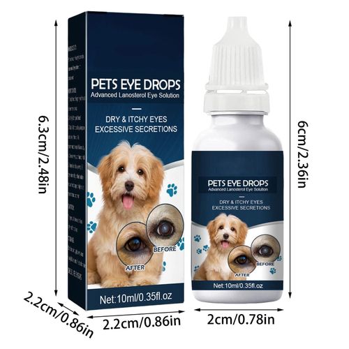 2PCS Pet Eye Cataract Drops For Pet Eye Lubricant Drop Lanosterol Solution 10ml — image 23