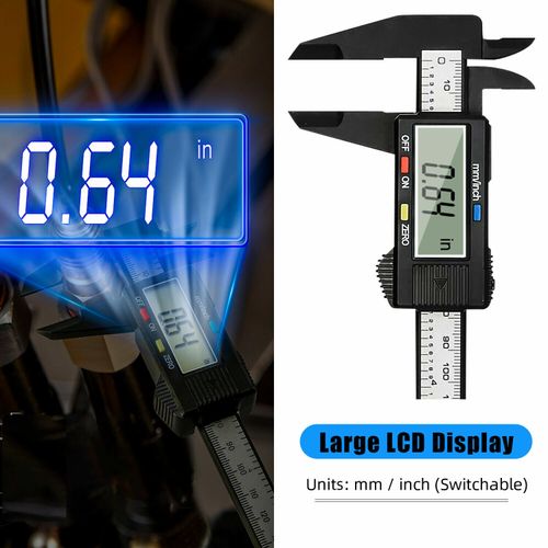 Digital Vernier Caliper Micrometer Electronic Ruler Gauge Meter Measuring Tool — image 2