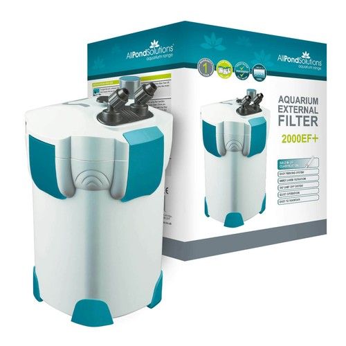 Aquarium Fish Tank External Filter - Optional 9w UV Steriliser + Media EF Models