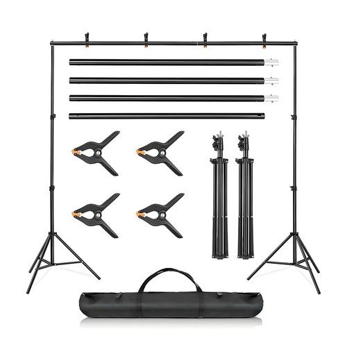 Adjustable Backdrop Stand Kit 3m x 3m (9.8ft x 9.8ft) Photo Background Support