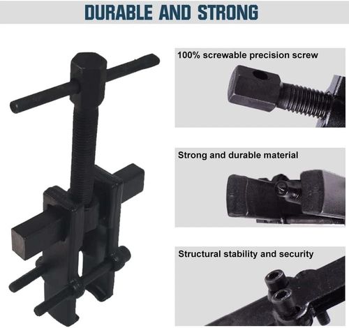 3" 4" 6" 2-Jaw Puller Kit Forged Steel Gear Bearing Extractor Removal Tool Set — image 8