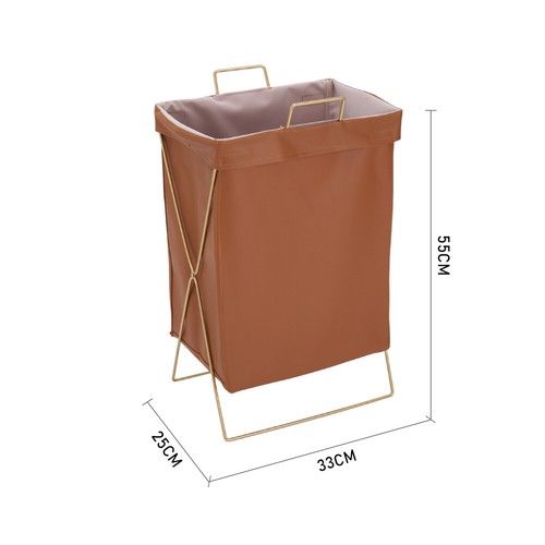 Large Laundry Basket Washing Dirty Clothes Folding Hamper Bag Storage Bin+Handle