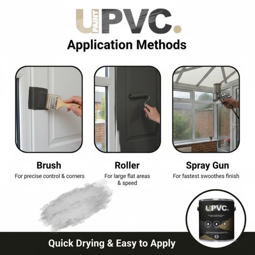 UPVC Paint Gloss Anthracite Grey 2.5L - Window - Door - Plastic - Guttering — image 4