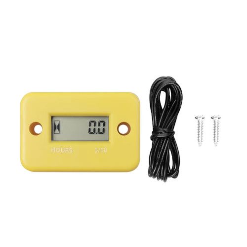Digital Hour Meter LCD Counter for ATV Motorcycle Instruments Clocks Snowmobile 