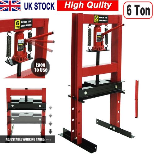 6 T Hydraulic Floor Standing Press Machine Vehicle Workshop Garage Bearing Press — image 2