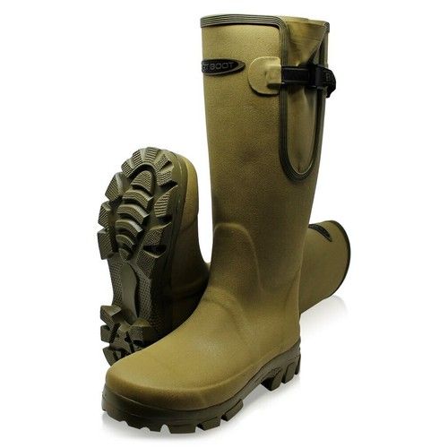 Dirt Boot Neoprene lined Gamekeeper Wellington Muck Field Boots Gusset Wellies