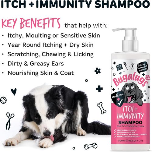 Bugalugs Itch & Immunity Dog Shampoo Sensitive Skin - Professional Pet Grooming — image 5
