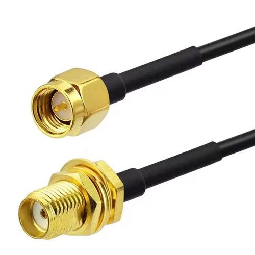 Ultra Low Loss SMA Female Male 20 Meter 4G 5G RG174 Antenna Extension Cable 20M