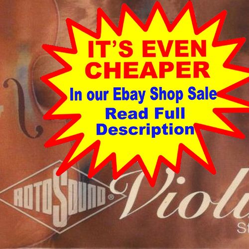 Violin Strings Set - Silver wound Violin String- Rotosound - Made In England__ — image 2