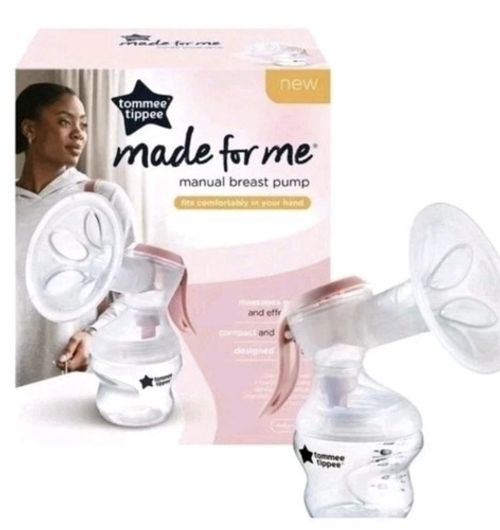 Tommee Tippee Babycare Made For Love Manual Breast Pump Baby Milk Feeding New