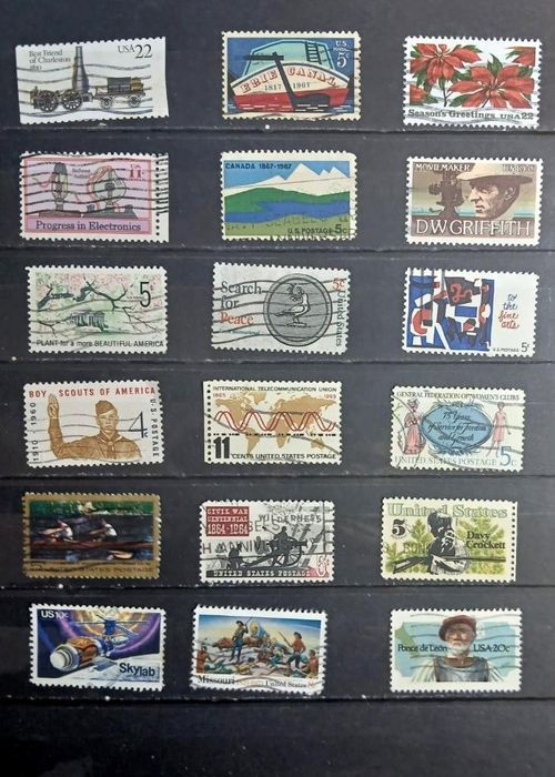 All Different US Stamp Collection With Many Old Classic Stamps #287, #286, #649 — image 10
