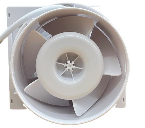 Bathroom Extractor Fan Black Glass Front 4" Timer & Humidity Sensor with Display — image 8