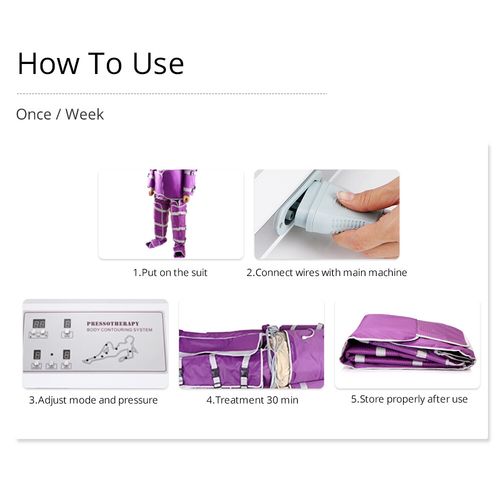 Detox Lymph Slimming Body Pressotherapy Air Pressure Therapy Weight Loss Machine — image 9