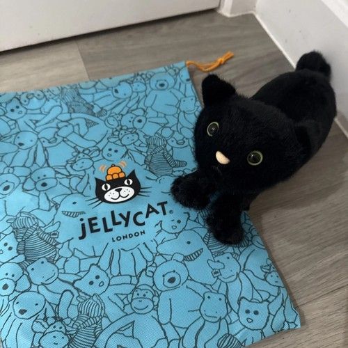JELLYCAT Spookipaws Cat Halloween Plush Doll Birthday Gift BNWT Tags + Dust Bag