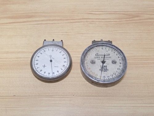 Vintage Accurist + 1 Other Lens Measure - Optical Tool - Spares Repairs 