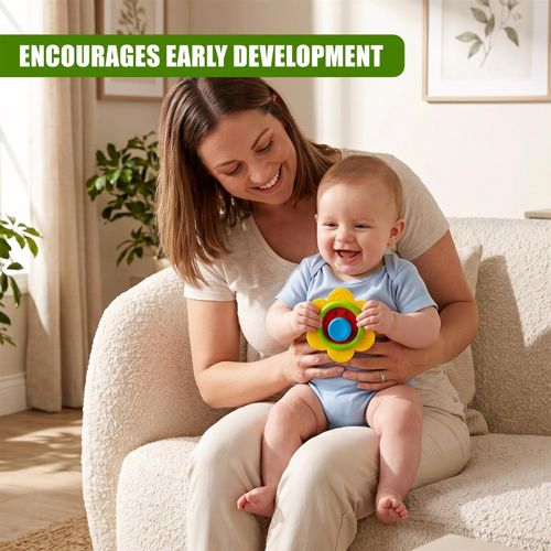 6 Pc Baby Rattles and Teethers for Babies Infant Playset Newborn Sensory Toy — image 6