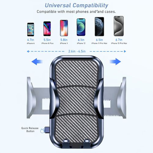 Car Phone Holder Mount for Mobile Phone iPhone 16 17 Suction Dashboard Universal — image 6
